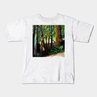 Livingston Trail - Saugatuck Dunes State Park Michigan Kids T-Shirt